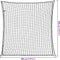 vidaXL - Aanhangwagennet - elastisch - touw - 4x4 - m - polypropeen - zwart