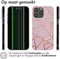 iMoshion Hoesje Geschikt voor iPhone 15 Pro Max Hoesje Siliconen - iMoshion Design hoesje - Roze / Pink Graphic