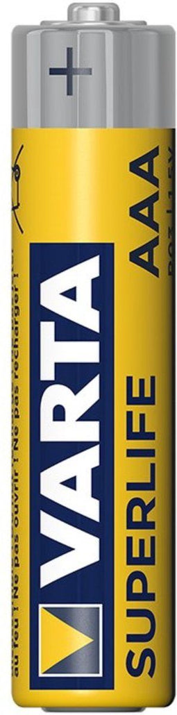 Varta Superlife - Koolzink R03/AAA - 1,5 Volt - (4 stuks)