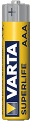 Varta Superlife - Koolzink R03/AAA - 1,5 Volt - (4 stuks)