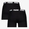 PUMA Basic 2P - Heren Boxershort - Katoen met elastische band - Zwart (2 stuks)