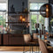 Light & Living Vaas Serero - Metaal - Zwart - 13 x 58 x 13 cm (BxHxD)