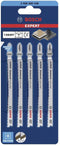 Bosch T 308 BFP - Decoupeerzaagblad - 2-side clean splintervrij - (5 stuks)