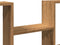 vidaXL - Wandschap - 99x15x60 - cm - bewerkt - hout - artisanaal - eikenkleurig