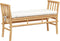 vidaXL - Ligbed - met - Kussen - 110 - cm - Bamboe