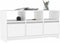 vidaXL - Tv-meubel - 102x37,5x52,5 - cm - bewerkt - hout - wit