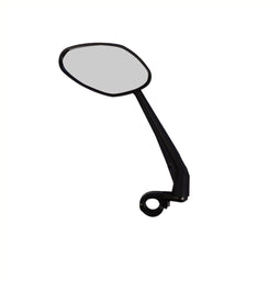 Falkx Fietsspiegel links - acryl glas - 13x6 cm - voor 22.2/25.4 mm sturen