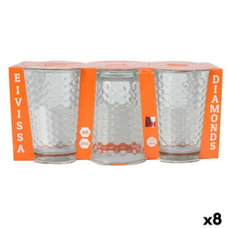 Glazenset La Mediterránea Diamonds 6 Onderdelen (8 Stuks)