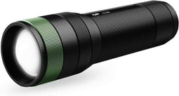 GP LED Zaklamp C31 - 300 Lumen - Aluminium antislip - Zwart met groen