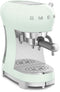 Smeg ECF02PGEU - Espressomachine - 15 bar - Watergroen