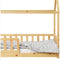 Juskys Marli - Kinderbed - Valbeveiliging Lattenbodem - Houtkleur 80x160 cm