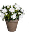 Mica Decorations Azalea - Kunstplant - 31 cm - Wit in pot