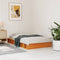 vidaXL - Bedframe - massief grenenhout - wasbruin - 100x200 cm