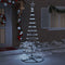 LED Kerstboom met 290 LED Koudwit 100 x 100 x 250 cm Metaal