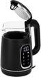 Adler - Waterkoker - Elektrische glas waterkoker 1.7L - Temperatuurregeling - LED-display, AD 1305 bs - Zwart en zilver