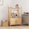 vidaXL - Hoge - kast - 80x40x121 - bewerkt - hout