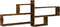 vidaXL - Wandschap - 167,5x18x68 - cm - bewerkt - hout - gerookt - eikenkleurig
