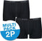 sloggi Basic - Heren Boxershort - Bewegingsvrijheid en zachtheid - Zwart (2 stuks)