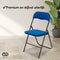Infinity Goods Klapstoel - Vouwstoel - Fluweel - Eettafelstoel - Opklapbare Stoel - 43 x 47 x 80 CM