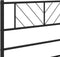 vidaXL - Bedframe - met - hoofd- - en - voeteneinde - metaal - zwart - 90x190 - cm