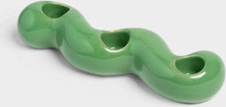 &Klevering kandelaar Scribble groen