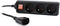 Gembird EG-PSU3F-01 - Stekkerdoos met C14 stekker - 3x Geaarde stopcontacten - Zwart