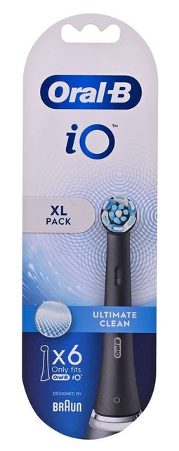 Braun Oral-B iO Ultimate Clean tips zwart 6 stuks