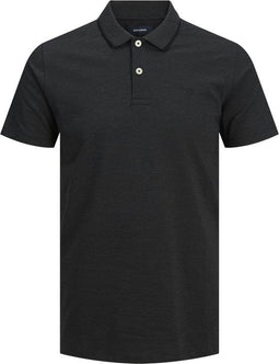 Jack & Jones Essentials Paulos Poloshirt - Donkergrijs Melange - Maat XL