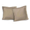 LOVELY HOME Set van 2 kussenslopen 100% katoen 63x63 cm - Beige