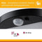 Paulmann Ryse - Solar LED-bolderlamp - Bewegingsmelder IP44 3000K 30lm Antraciet