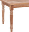 vidaXL - Salontafel - Batavia - 90x50x45 - cm - massief - teakhout - whitewash