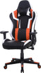 Gamestoel Tornado bureaustoel - ergonomisch verstelbaar - racing gaming stoel - zwart oranje