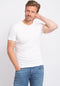 Alan Red Vermont - T-shirt V-hals Regular fit Korte mouw Wit (2-pack) - Maat M