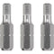 KWB 3 Bits Zeskant 25mm 4,0mm