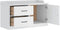 vidaXL - Gangbankje - SANDNES - wit - 87x40x50 - cm - massief - grenenhout