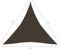 vidaXL - Zonnezeil - 160 - g/m² - 3x3x3 - m - HDPE - bruin