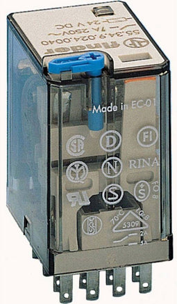 Finder 55.34.9.024.5040 Steekrelais 24 V/DC 7 A 4x wisselcontact 1 stuk(s)
