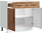 vidaXL - Keuken - onderkast - Kalmar - bewerkt - hout - oud - houtkleurig