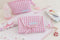 Draagbare babywisselaar Mi bollito Roze Elegant Vichy 1 x 67 x 47 cm