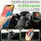 iSetchi - Telefoonhouder Auto - Universeel - Ventilatierooster - Uitschuifbaar Design - Zwart