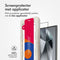 Accezz Samsung Galaxy S24 Ultra - Gehard Glas Full Cover Screenprotector - 9H krasbestendig - Zwart