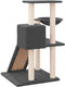 vidaXL - Kattenmeubel - met - sisal - krabpalen - 82 - cm - crèmekleurig