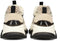 POSH by Poelman POLLY - Dames sneakers - Chunky zool 5,5 cm - Beige