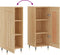 vidaXL - Dressoir - 34,5x34x90 - cm - bewerkt - hout - sonoma - eiken