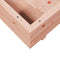 vidaXL - Plantenbak - 70x70x26,5 - cm - massief - douglashout