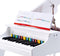 Hape E0338 - Luxe vleugelpiano - 30 toetsen - Wit