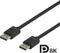 Deltaco GAM-060 - DisplayPort 1.4 Kabel - 8K 60Hz - Zwart (2 meter)