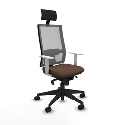 Bureaustoel met hoofdsteun Piqueras y Crespo 4B066N1 Donkerbruin