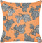 SPIREA - Sierkussen set van 2 - Oranje - 45 x 45 cm - Polyester
