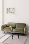 EMKO bean sofa | 3-zits modulaire bank | velours bordeaux rood